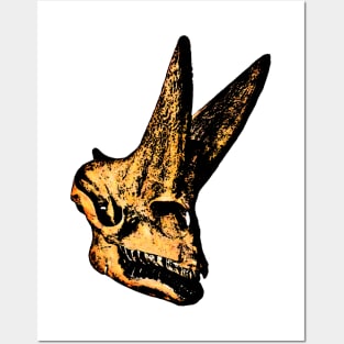 Dinosaur Skull Posters and Art